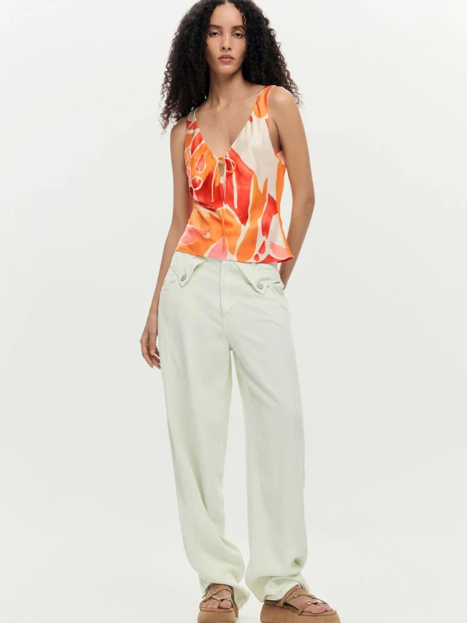 DESIGUAL - Petal Strap Blouse 2