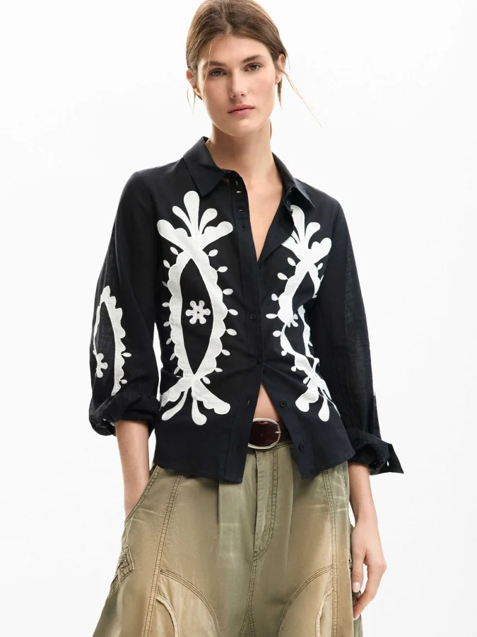 DESIGUAL - Embroidered...