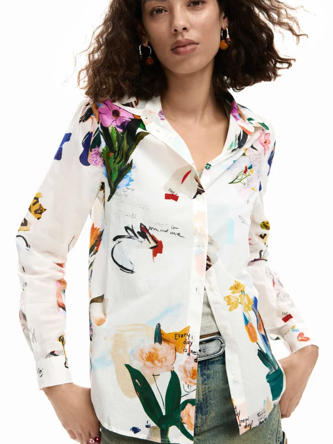 DESIGUAL - Shirt collage...