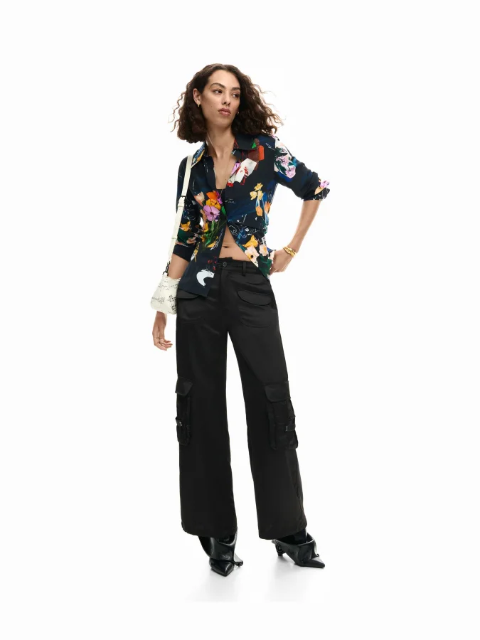 DESIGUAL - Shirt collage tie 2