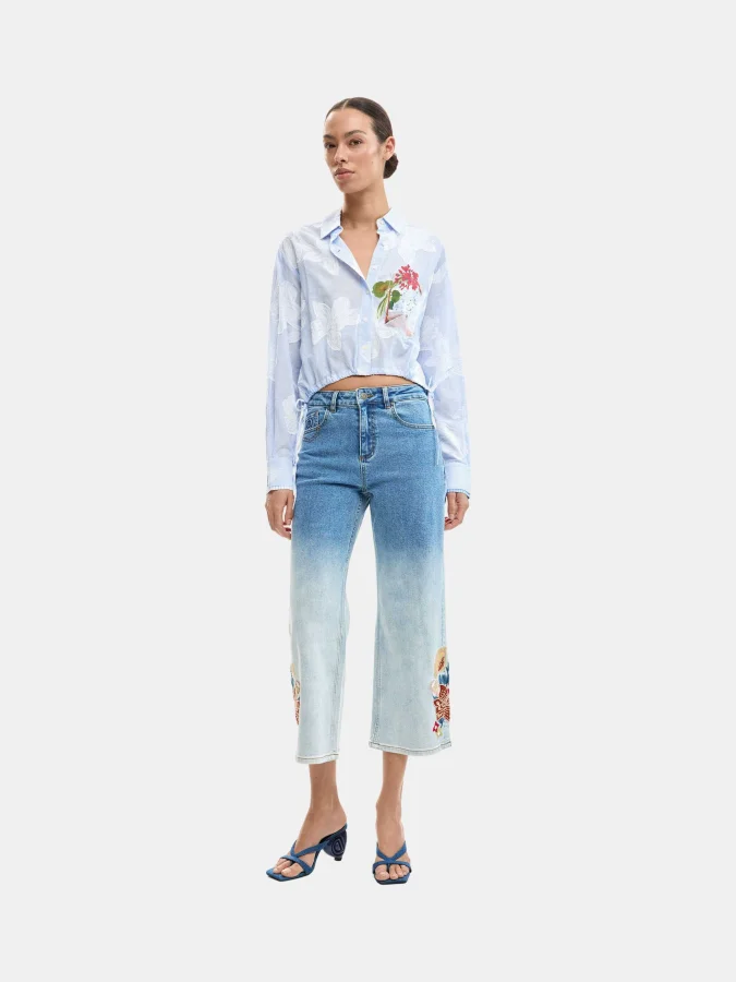 DESIGUAL - Short printed shirt 2