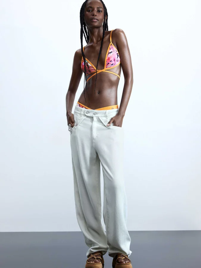 DESIGUAL - Crossed bikini top 2