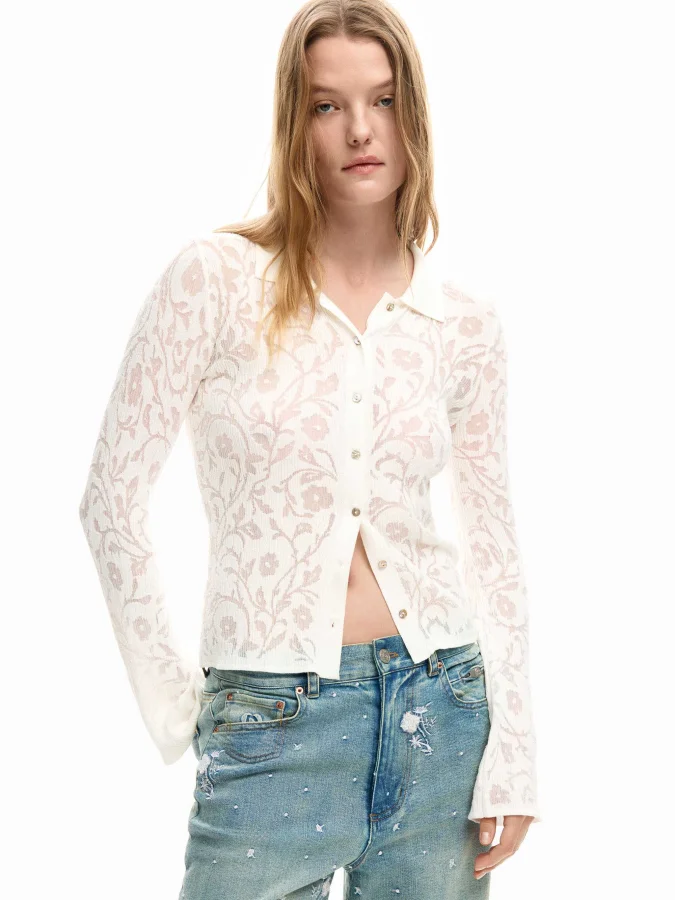 DESIGUAL - Long Sleeve Knit...