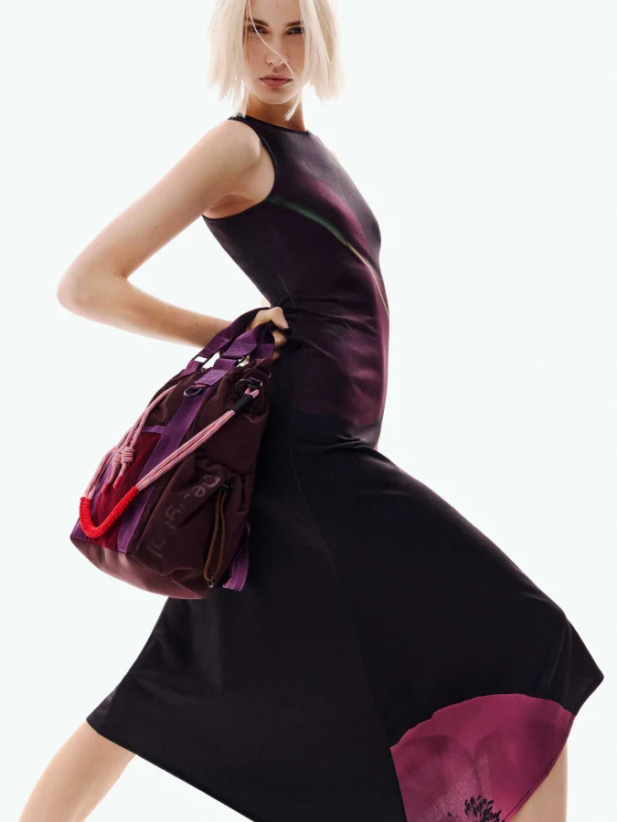 DESIGUAL - Asymmetric poppy...