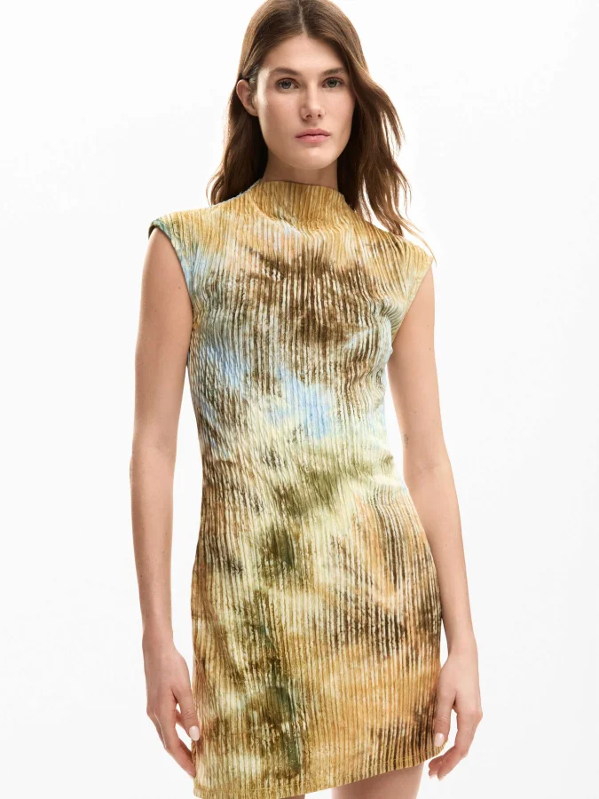 DESIGUAL - Textured dress 2