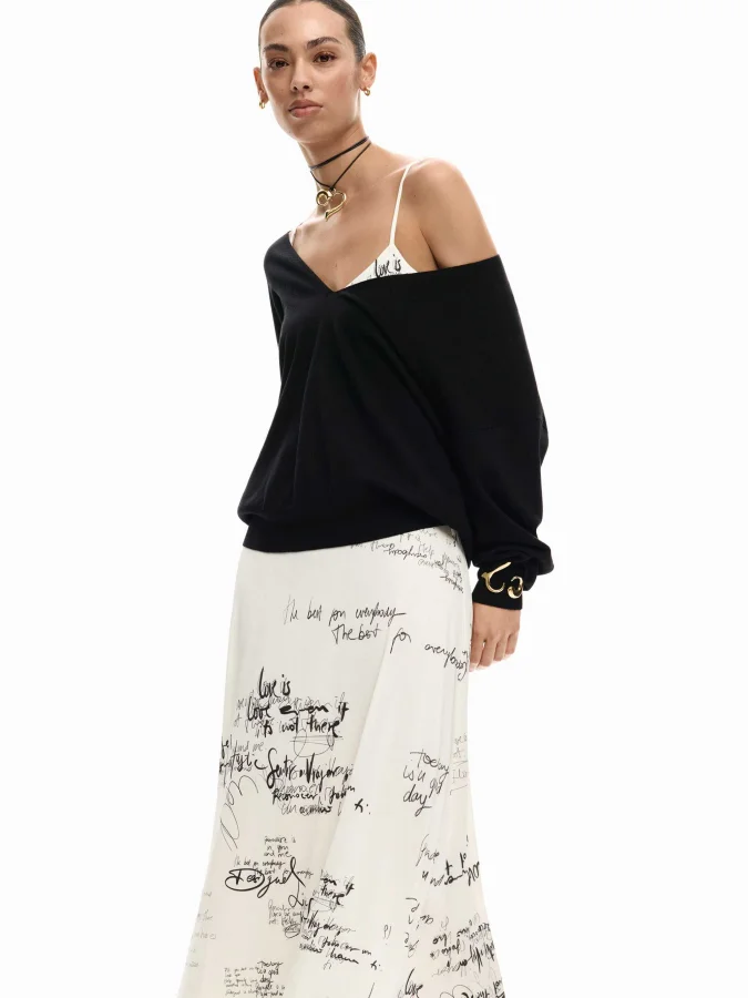 DESIGUAL - Long combined dress 2