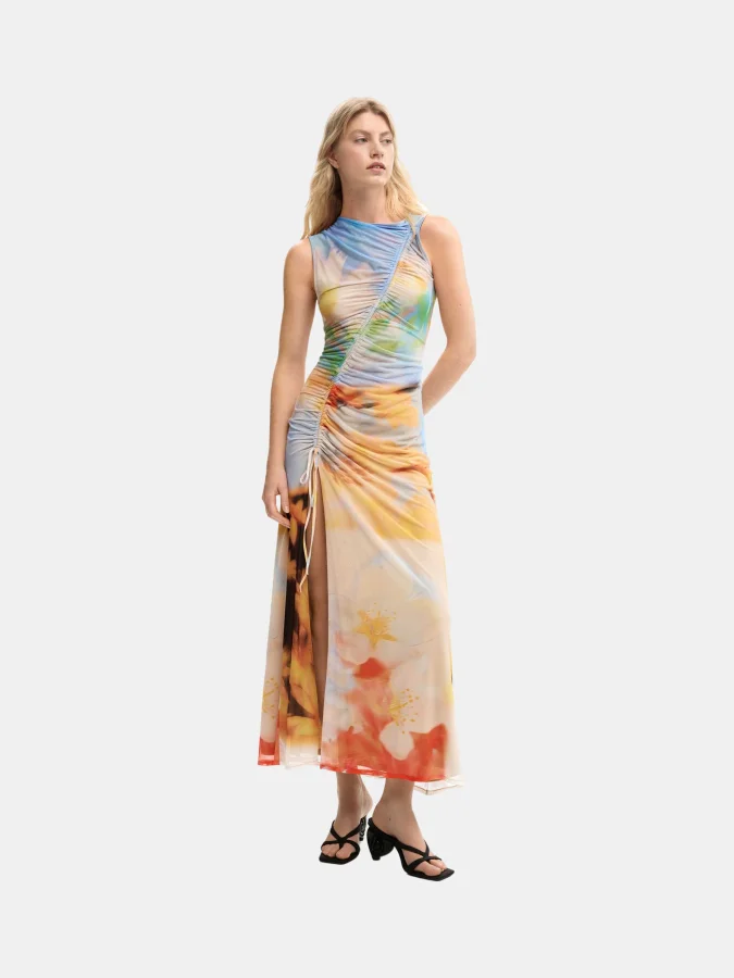 DESIGUAL - Draped long dress