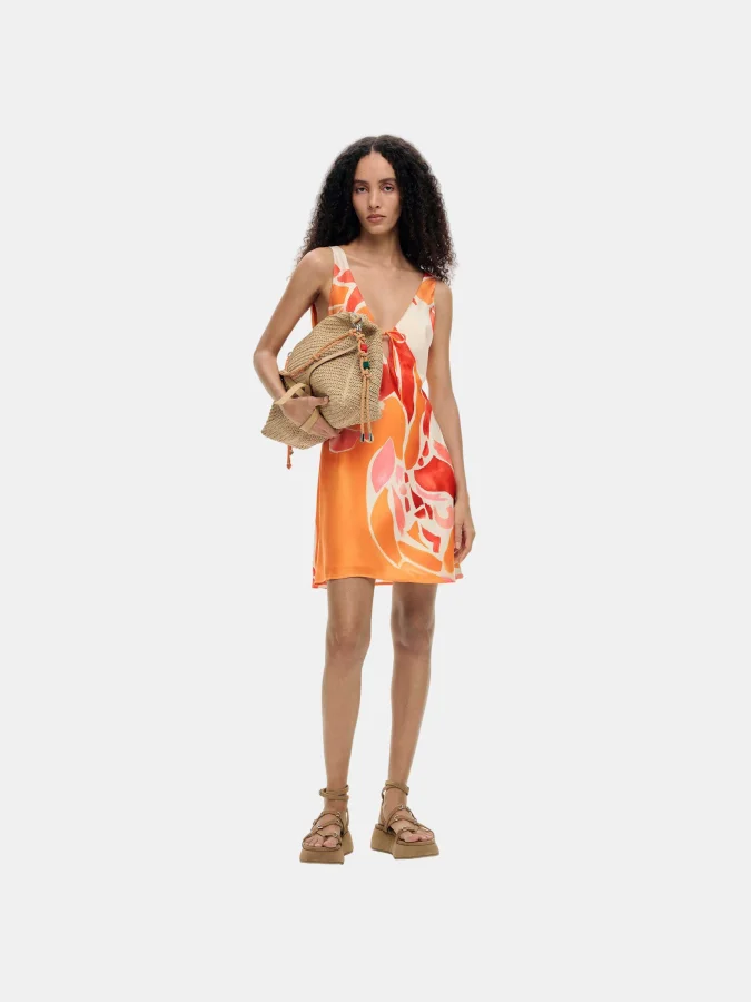 DESIGUAL - Strappy petal dress