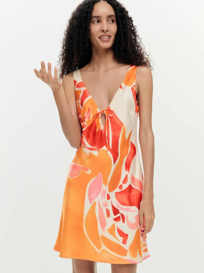DESIGUAL - Strappy petal dress 2