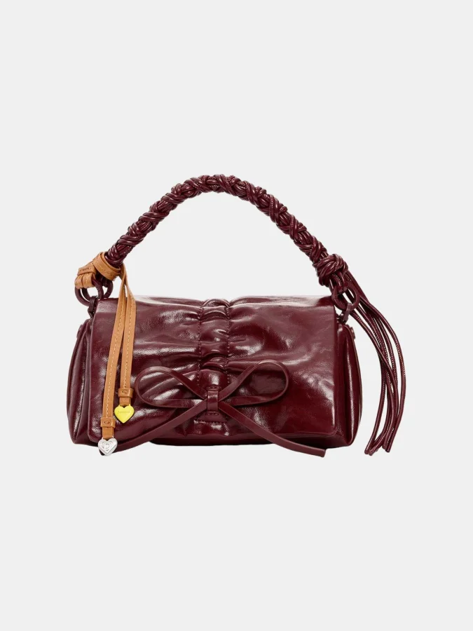 DESIGUAL - Small shiny bow bag