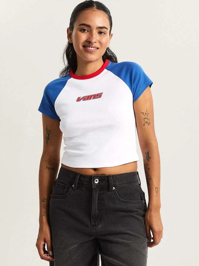 VANS - Clare Baby Tee TrBl
