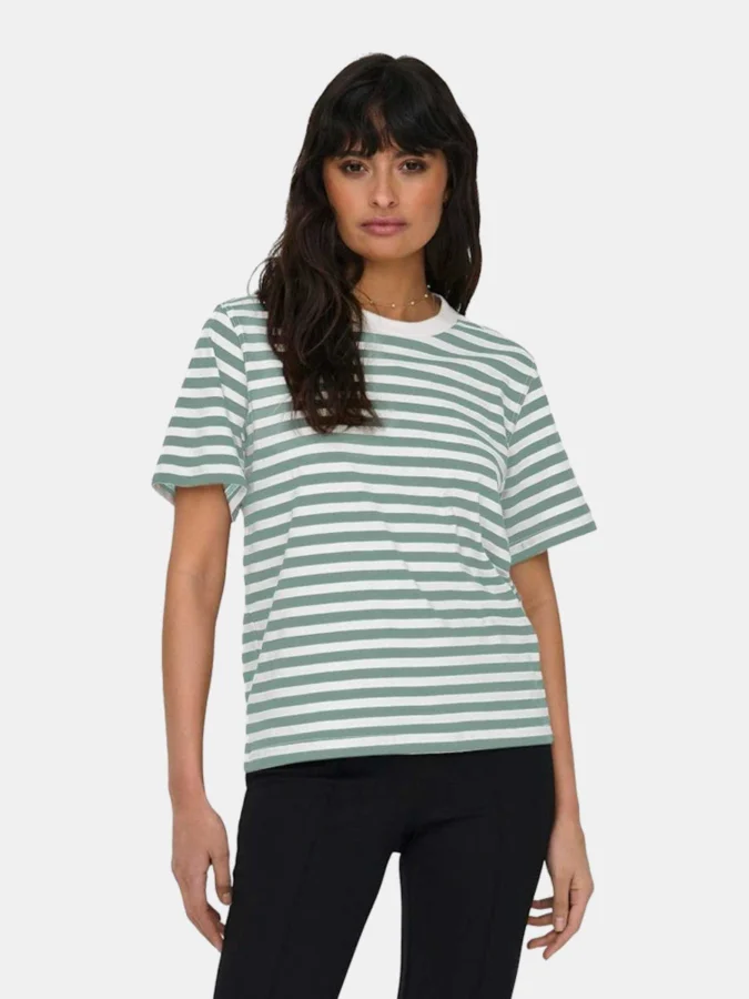 ONLY - ONLLIVINA S/S STRIPE...