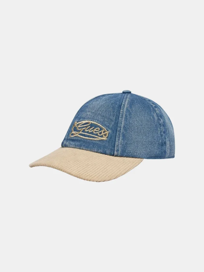 GUESS - DENIM BASEBALL CAP
