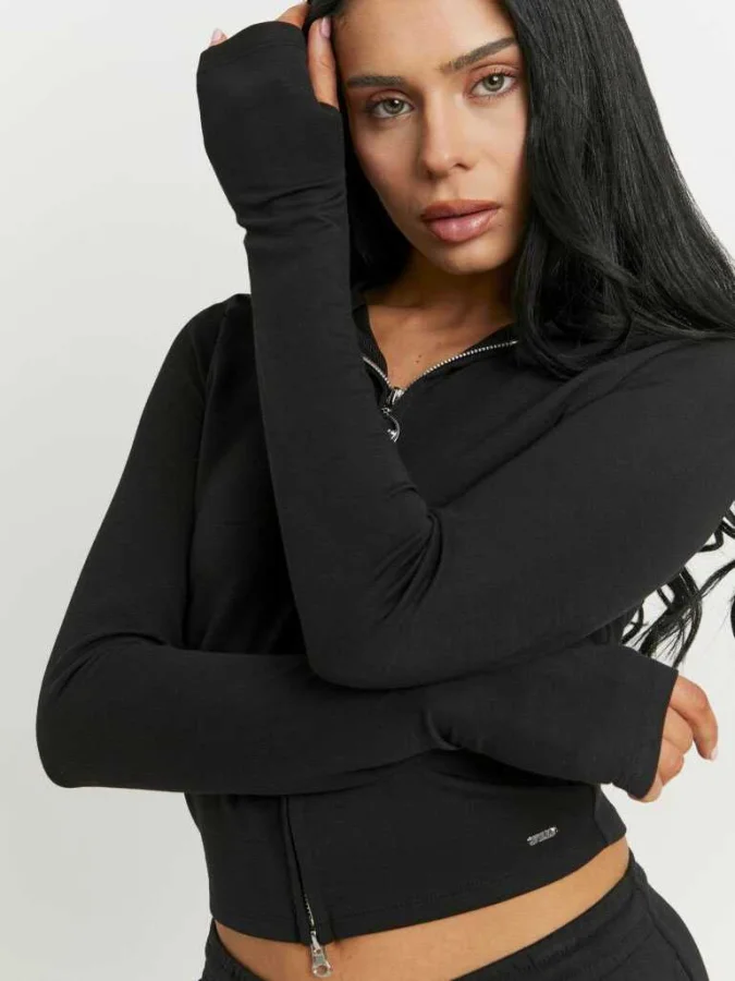 Tally Weijl - Zip Up Black...