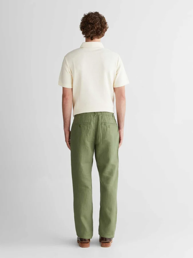 GANT - REG LINEN DS PANTS 2