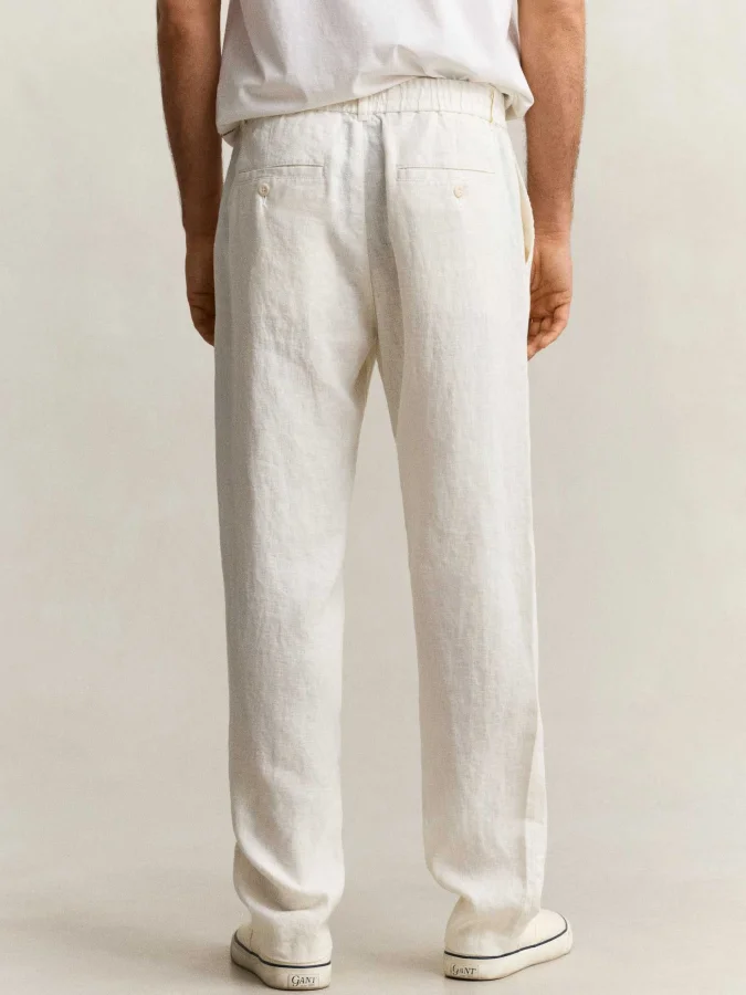 GANT - REG LINEN DS PANTS 2