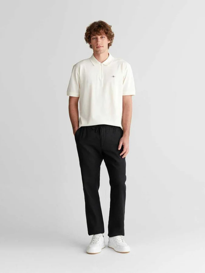 GANT - REG LINEN DS PANTS 2