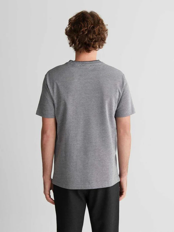 GANT - 2 TONE PIQUE SS TSHIRT 2