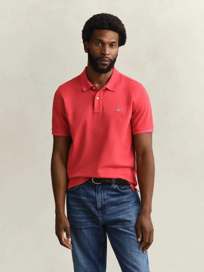 GANT - REG SHIELD SS PIQUE...