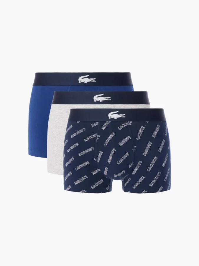LACOSTE - Mens 3-Pack Trunks