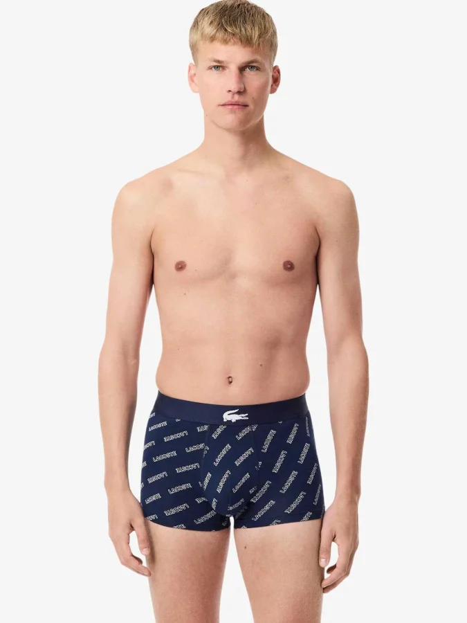 LACOSTE - Mens 3-Pack Trunks 2