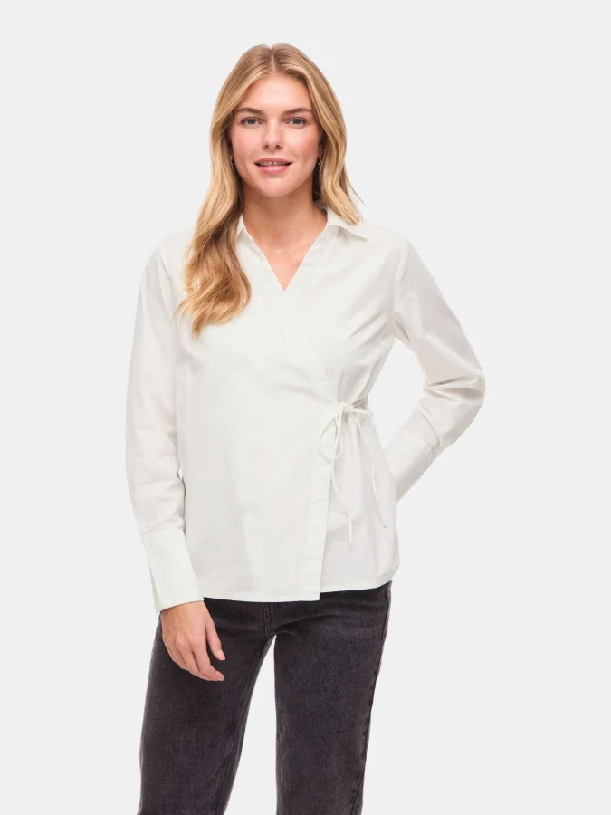 VILA - VILUMI V-NECK L/S...