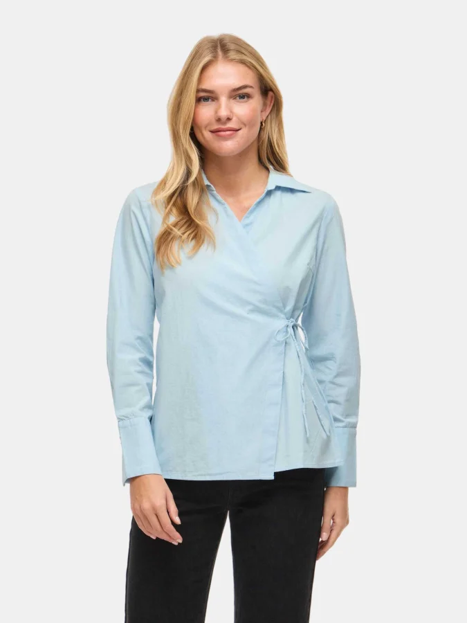 VILA - VILUMI V-NECK L/S...
