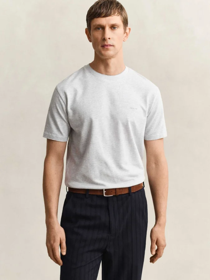 GANT - 2 TONE PIQUE SS TSHIRT
