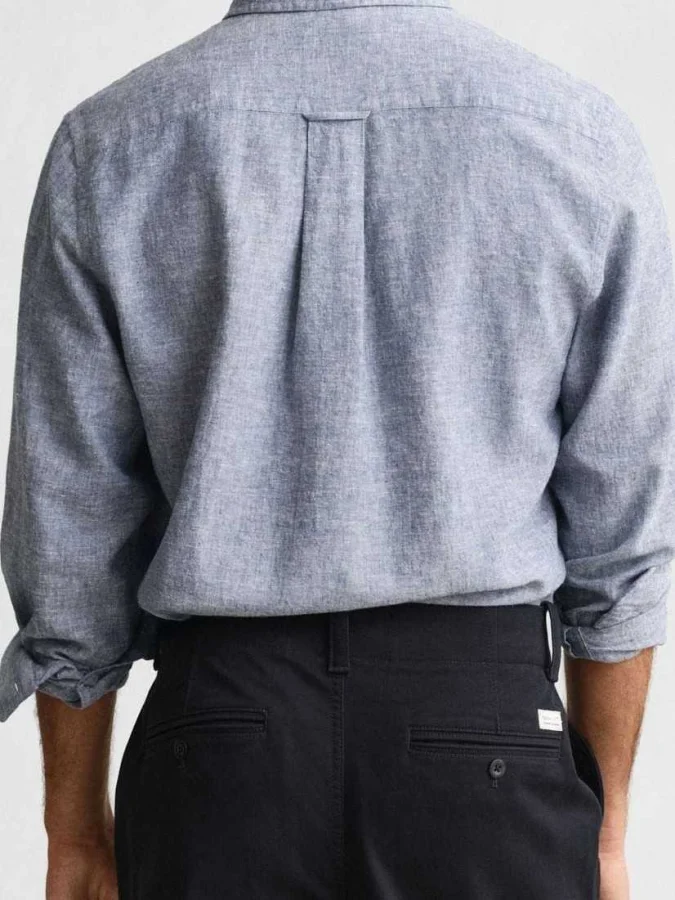 GANT - REG COTTON LINEN SHIRT 2