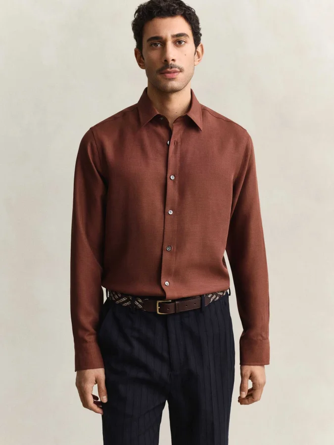 GANT - REG LYOCELL SHIRT