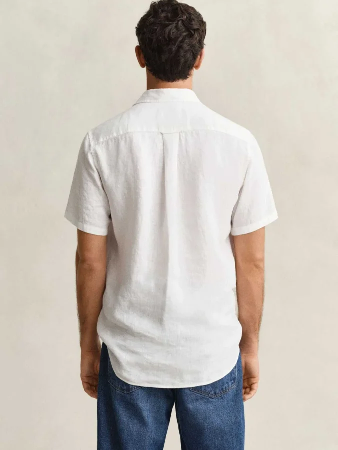 GANT - REG LINEN SS SHIRT 2