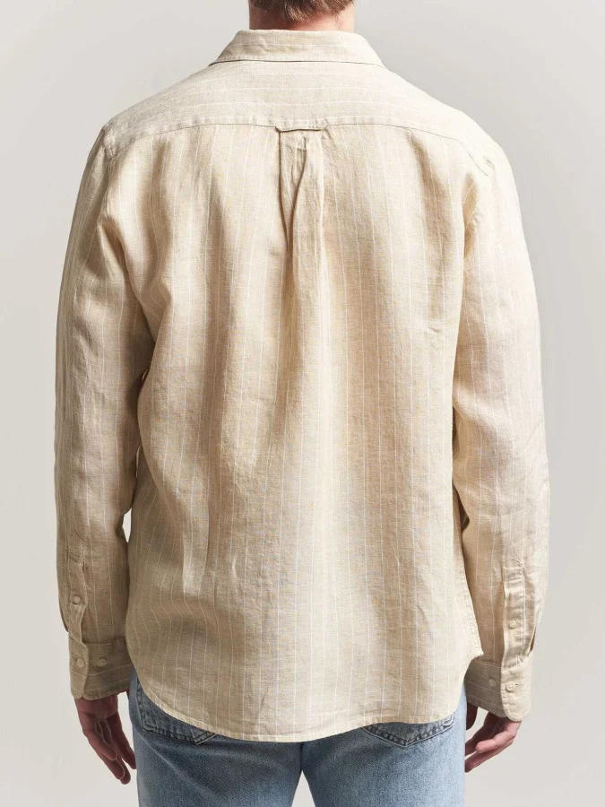 GANT - REG LINEN STRIPE SHIRT 2