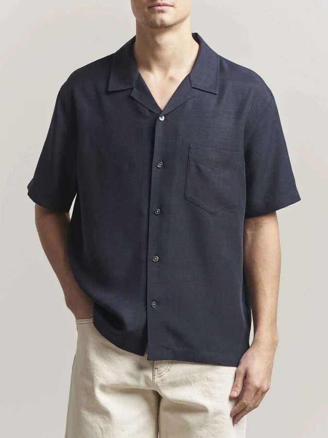 GANT - REG LYOCELL CAMP COLLAR