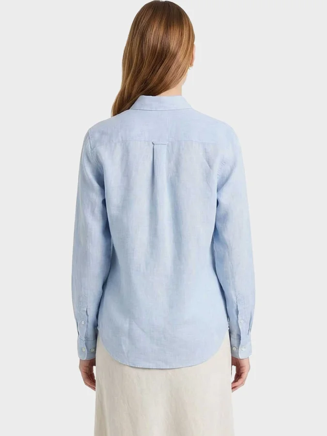 GANT - REG LINEN LS SHIRT 2