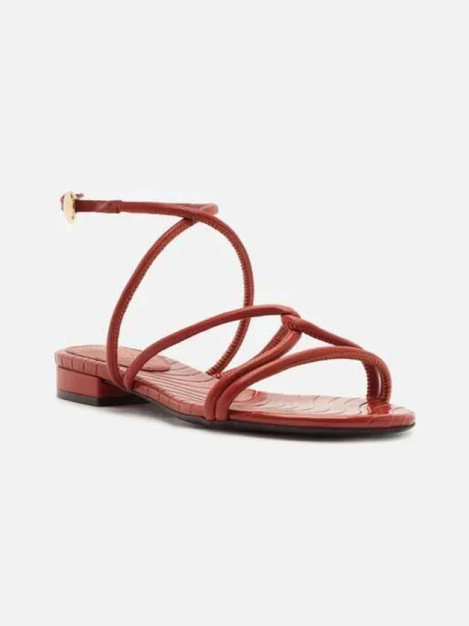 Arezzo - Orange Flat Sandal... 2