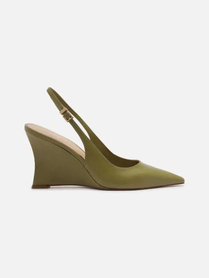 Arezzo - Green Leather High...