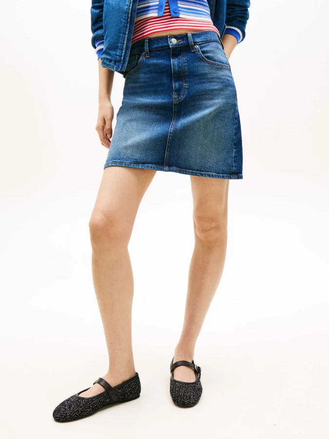 Tommy Jeans - MOM UH SKIRT...