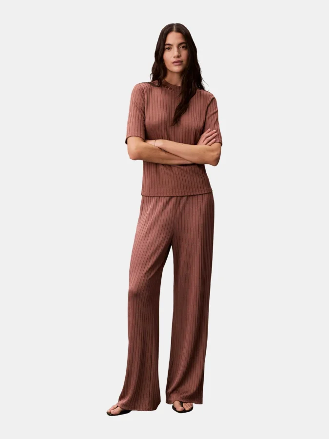 Calvin Klein - SHINY RIB PANT 2
