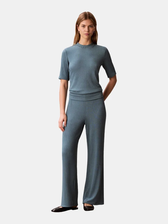 Calvin Klein - SHINY RIB PANT 2