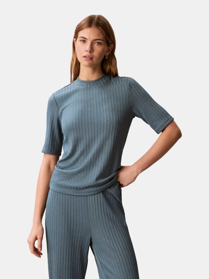 Calvin Klein - SS SHINY RIB...