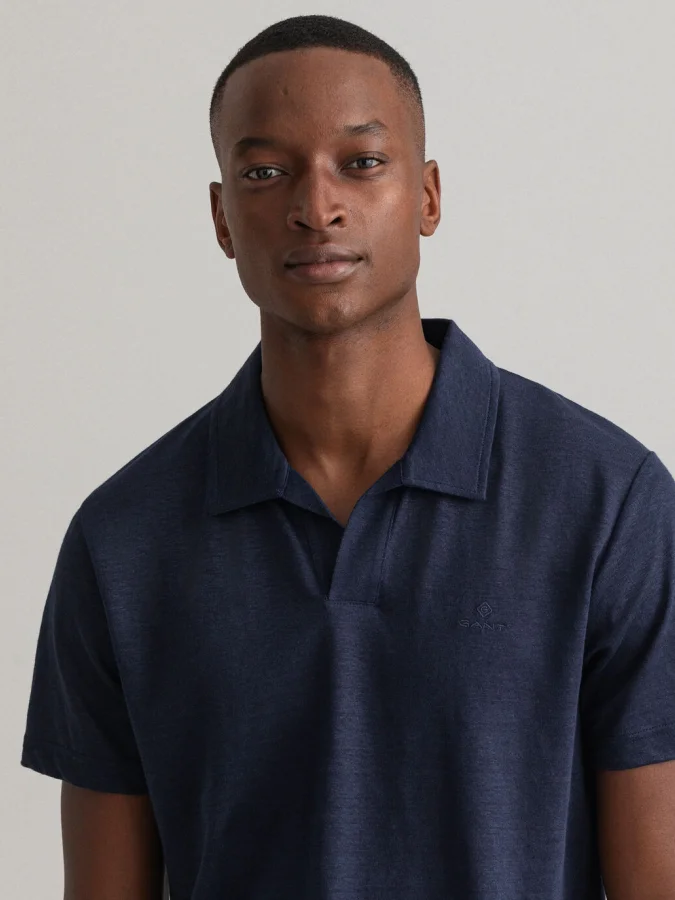 Gant - D2. LINEN SS RUGGER 2