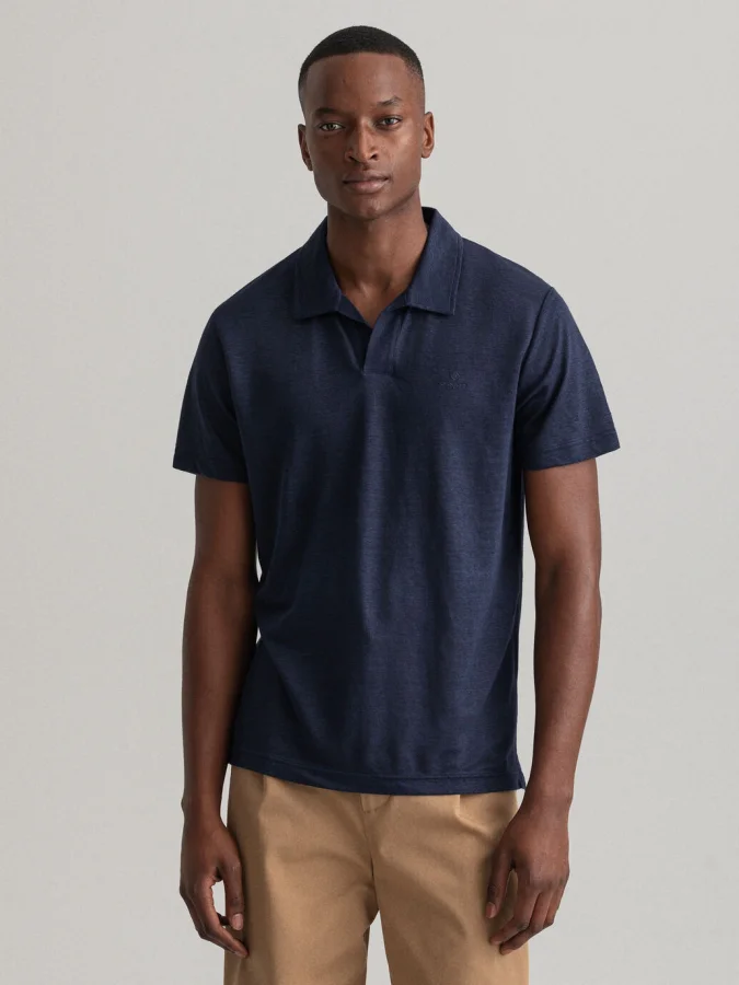 Gant - D2. LINEN SS RUGGER