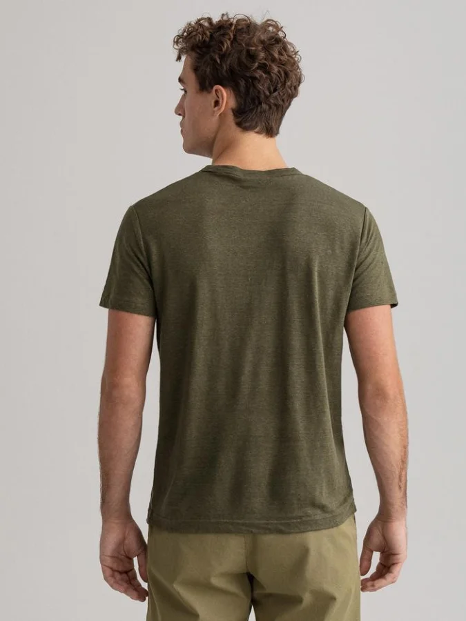 Gant - D2. LINEN SS T-SHIRT 2