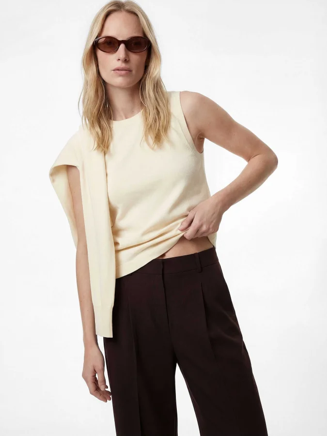 KOTON - Sleeveless Knit Blouse 2