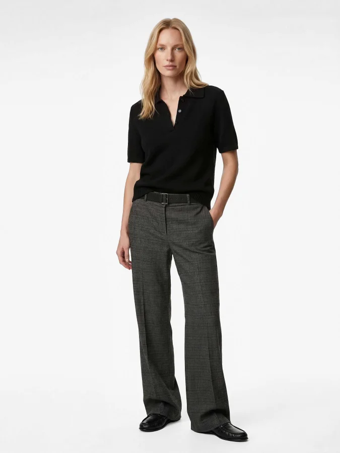 KOTON - Belted Plaid Pants