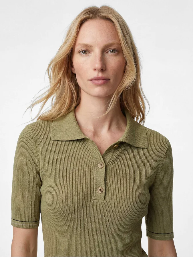 KOTON - Polo Neck Knit T-Shirt