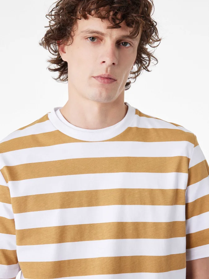 KOTON - Cotton Striped T-Shirt 2