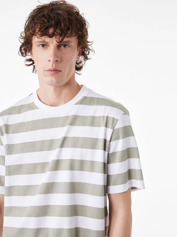 KOTON - Cotton Striped T-Shirt 2