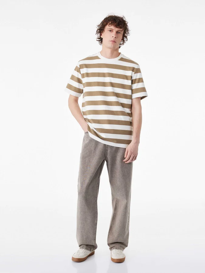 KOTON - Crew Neck Striped...