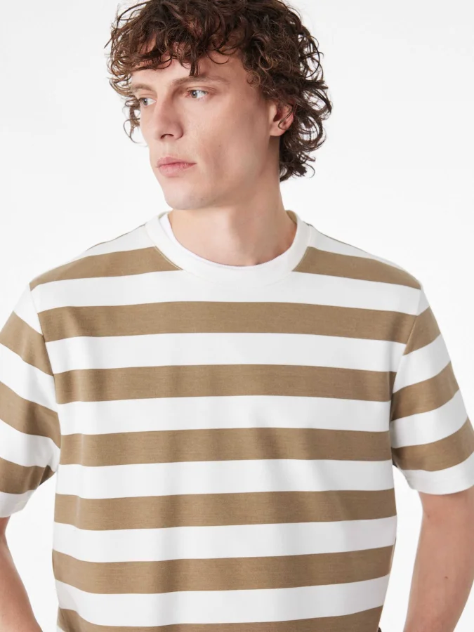 KOTON - Crew Neck Striped... 2
